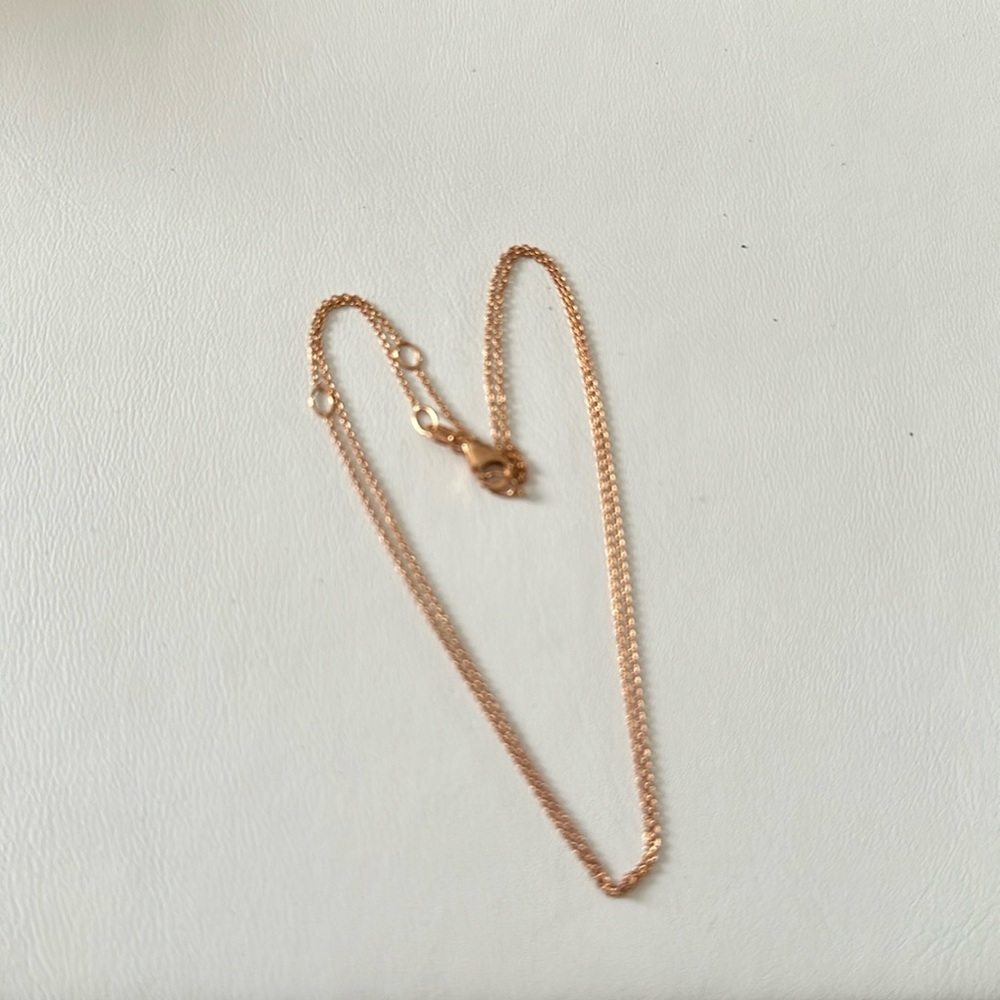 Rose gold 14k necklace from 100 ways